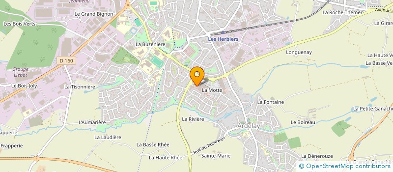 localisation de l'entreprise CR LES HERBIERS  LES HERBIERS