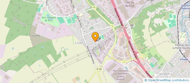 localisation de l'entreprise CR LOC  LISSES