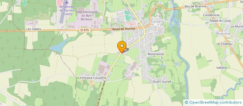 localisation de l'entreprise CR LOGISTIQUE à CUISERY