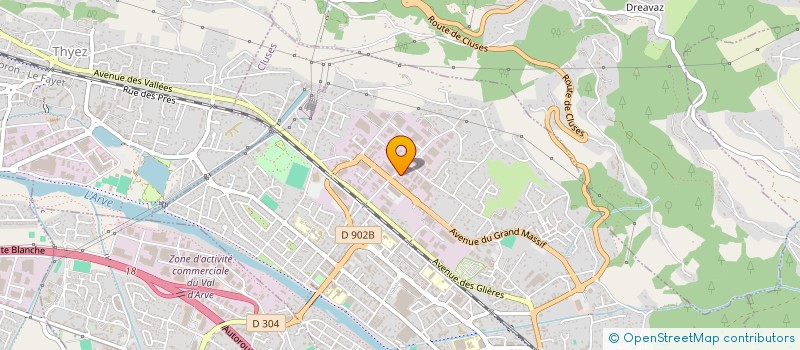 localisation de l'entreprise CR NETT  CLUSES