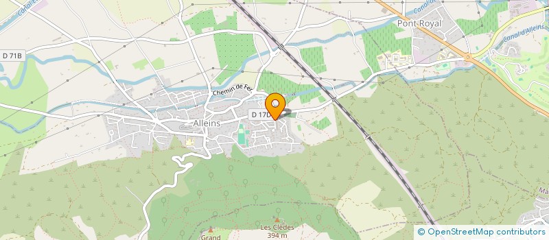 localisation de l'entreprise CR'OC NOTES  ALLEINS