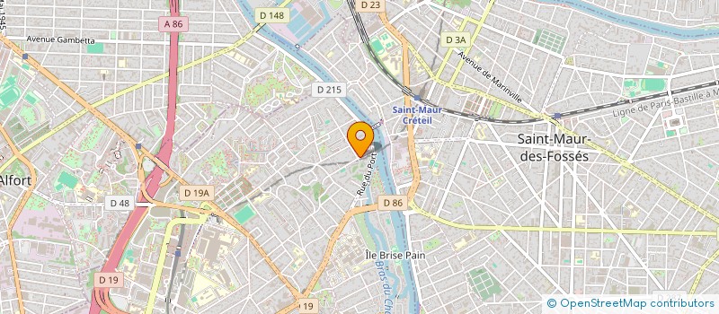 localisation de l'entreprise CR PATRIMOINE  CRETEIL