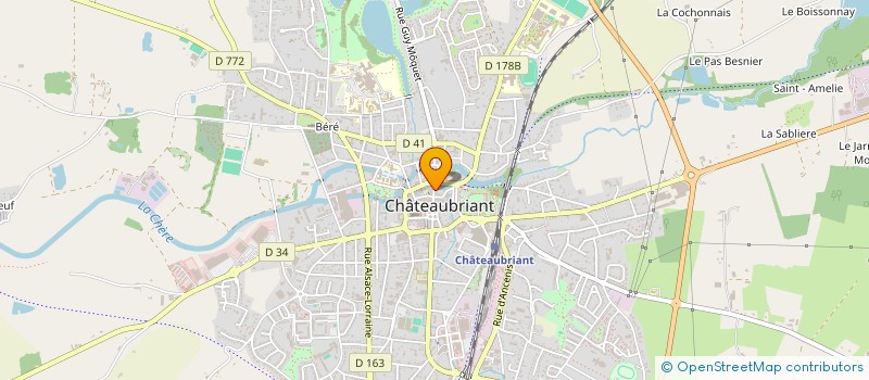 localisation de l'entreprise CR2  CHATEAUBRIANT