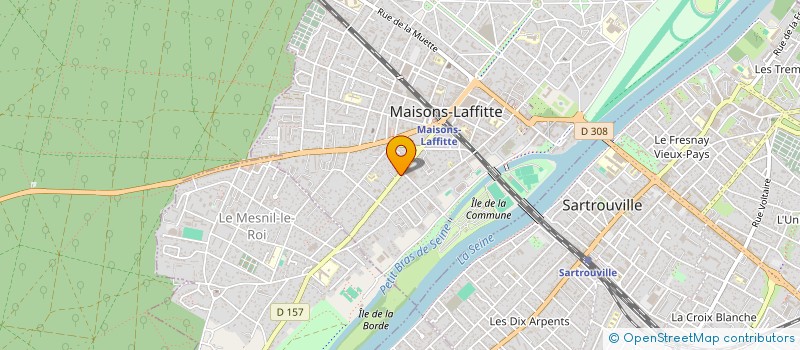 localisation de l'entreprise CR2C à MAISONS-LAFFITTE