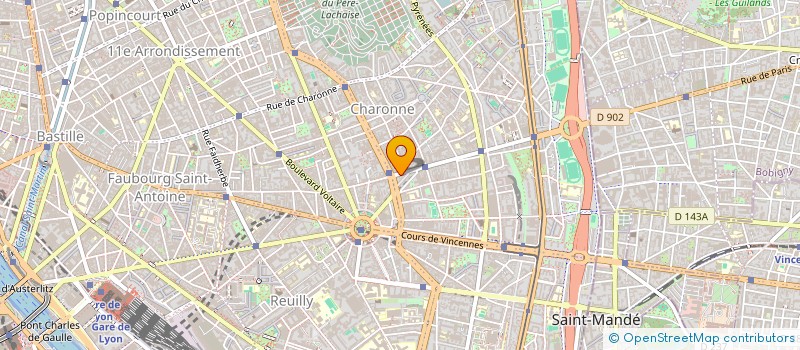 localisation de l'entreprise CR2H  PARIS