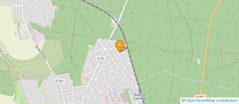 localisation de l'entreprise CR2J CONSTRUCTIONS  OZOIR-LA-FERRIERE