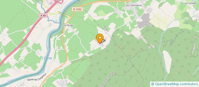 localisation de l'entreprise CR2M DEVELOPPEMENT  COGNIN-LES-GORGES