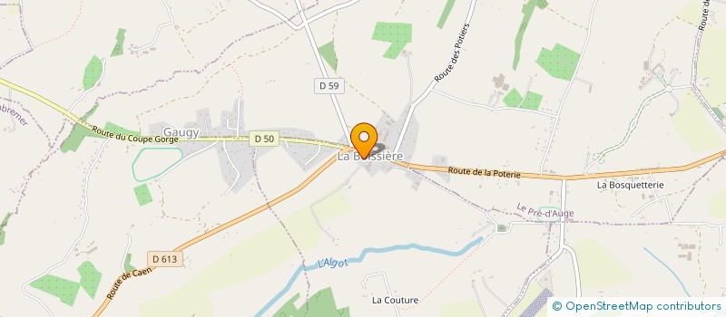 localisation de l'entreprise CR2P à LA BOISSIERE