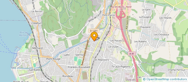 localisation de l'entreprise CR2S à AIX-LES-BAINS