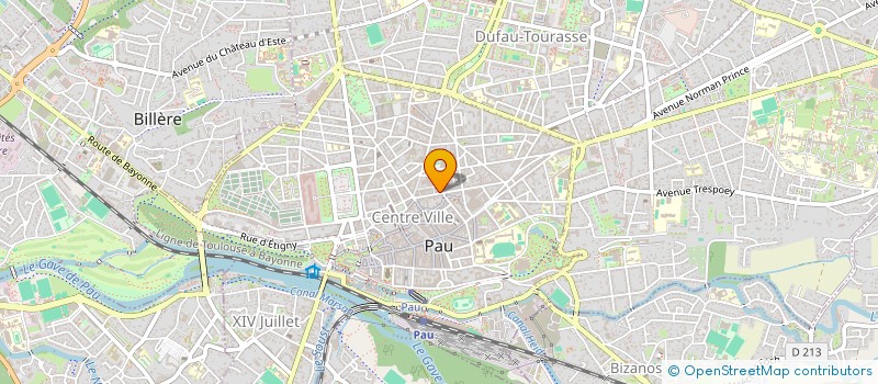 localisation de l'entreprise CR3 CUIR à PAU