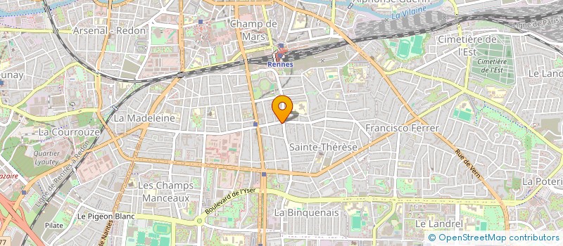 localisation de l'entreprise CR35  RENNES