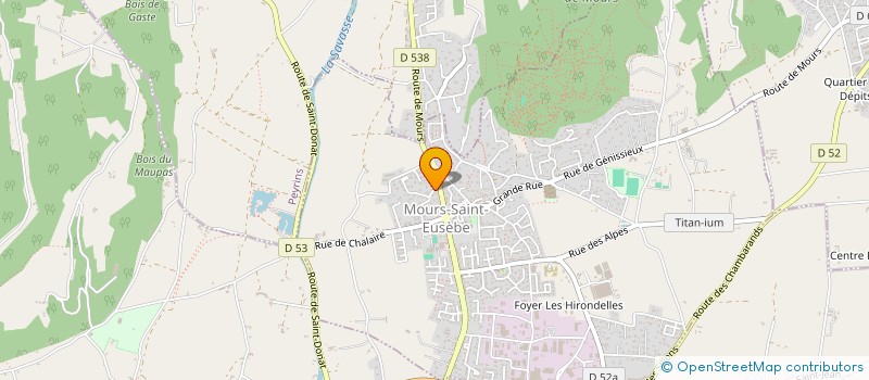 localisation de l'entreprise CR4G  MOURS-SAINT-EUSEBE