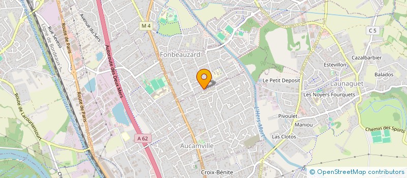 localisation de l'entreprise CR74 à FONBEAUZARD