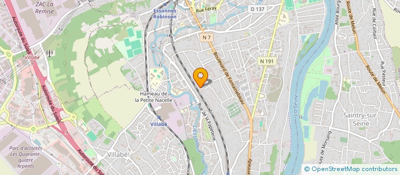 localisation de l'entreprise CR7BAT à CORBEIL-ESSONNES