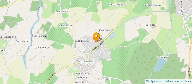 localisation de l'entreprise CR907IMMO à BRISSAC LOIRE AUBANCE