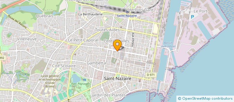 localisation de l'entreprise CRA 446 à SAINT-NAZAIRE