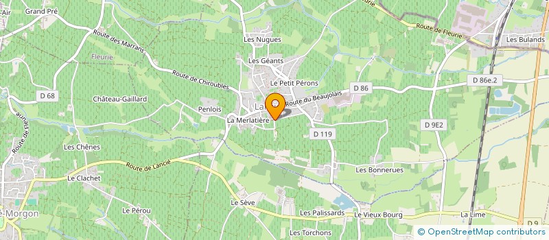 localisation de l'entreprise CRA  LANCIE