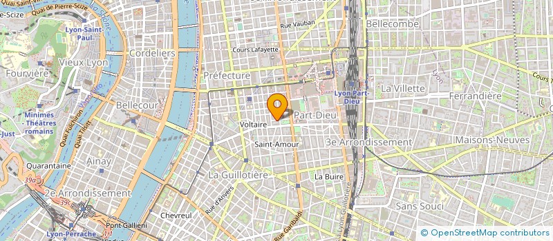 localisation de l'entreprise CRA.P  LYON