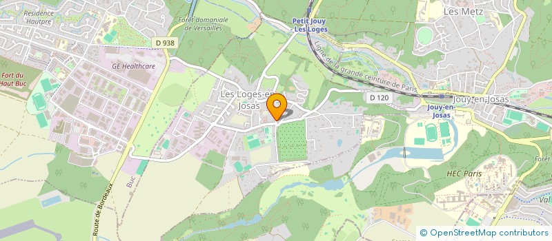 localisation de l'entreprise CRAB  LES LOGES-EN-JOSAS