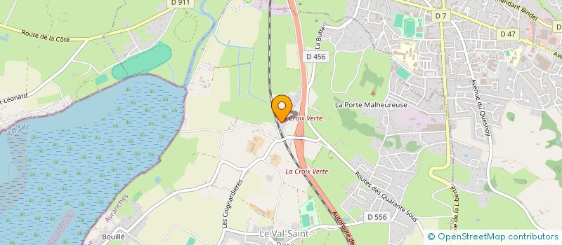 localisation de l'entreprise CRAB MALENFANT  LE VAL-SAINT-PERE