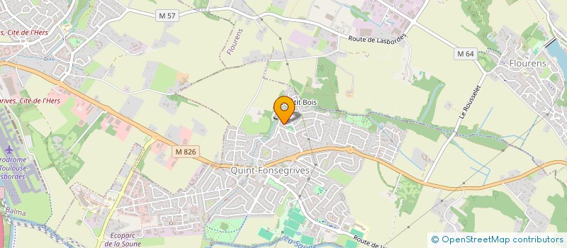 localisation de l'entreprise CRABETTE à QUINT-FONSEGRIVES