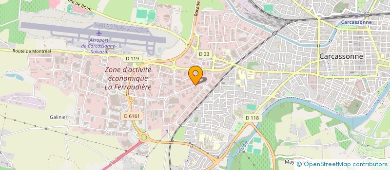 localisation de l'entreprise CRABOL ENERGIE  CARCASSONNE