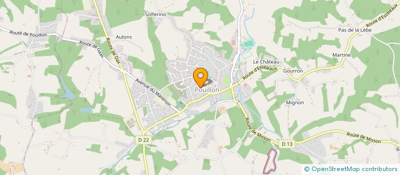localisation de l'entreprise CRABOS FAMILY à POUILLON