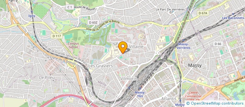 localisation de l'entreprise CRAC EN SCENE à MASSY