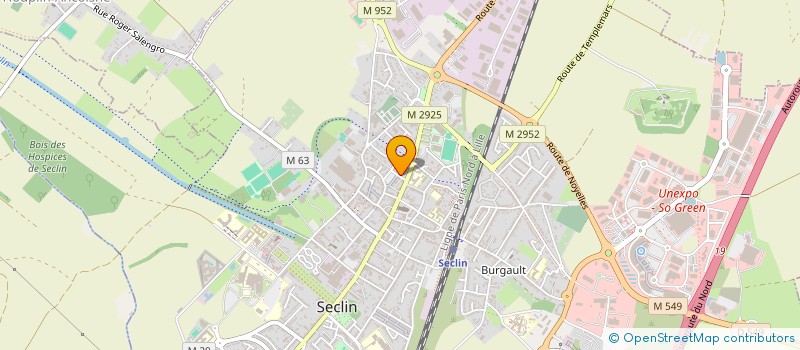 localisation de l'entreprise CRACAN à SECLIN