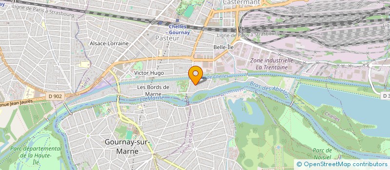 localisation de l'entreprise CRACIUN BATIMENT SARL à CHELLES