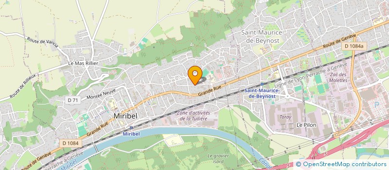 localisation de l'entreprise CRACK CAFES à MIRIBEL