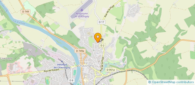 localisation de l'entreprise CRACK ZE BOX  CHAUVIGNY