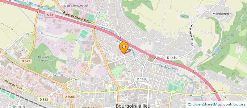 localisation de l'entreprise CRACKLETECH à BOURGOIN-JALLIEU