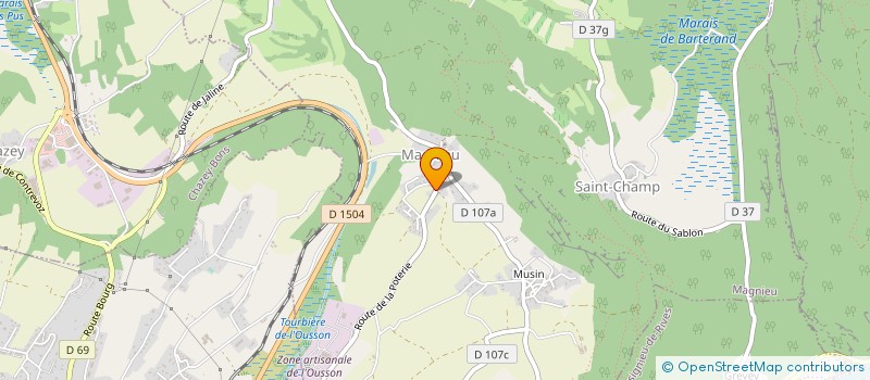 localisation de l'entreprise CRACO 69  BELLEY