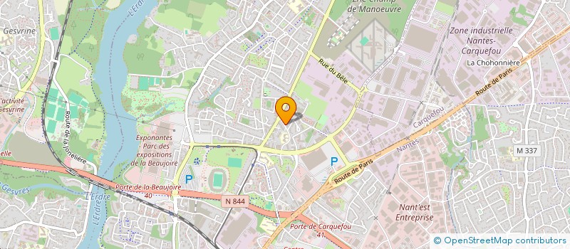 localisation de l'entreprise CRAFT à NANTES