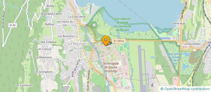 localisation de l'entreprise CRAFT à LE BOURGET-DU-LAC