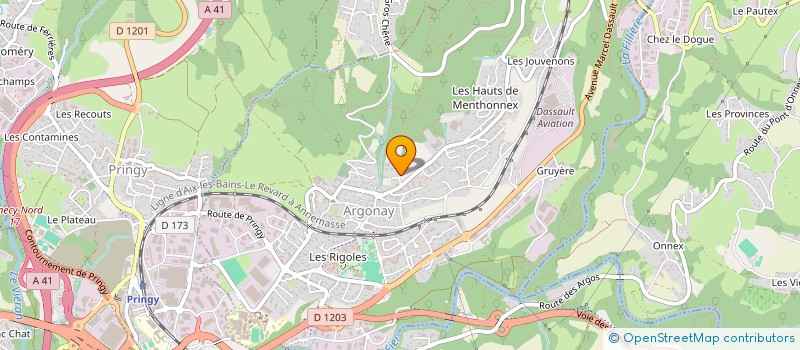 localisation de l'entreprise CRAFT CONSEIL à ARGONAY