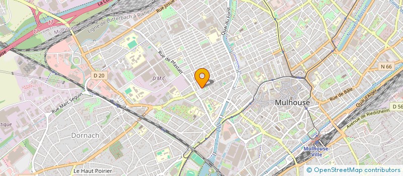 localisation de l'entreprise CRAFT HOME  MULHOUSE