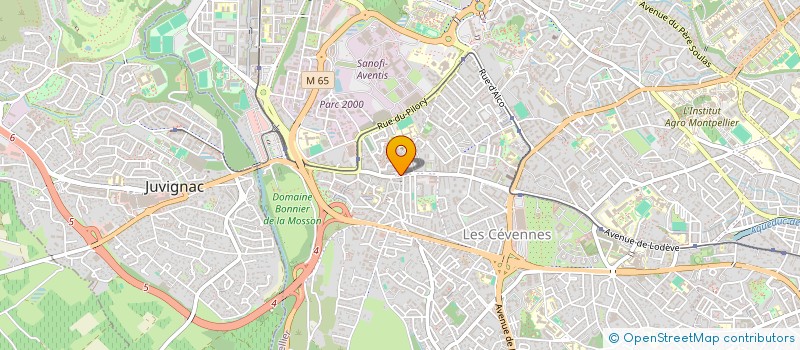 localisation de l'entreprise CRAFT PIZZA à MONTPELLIER