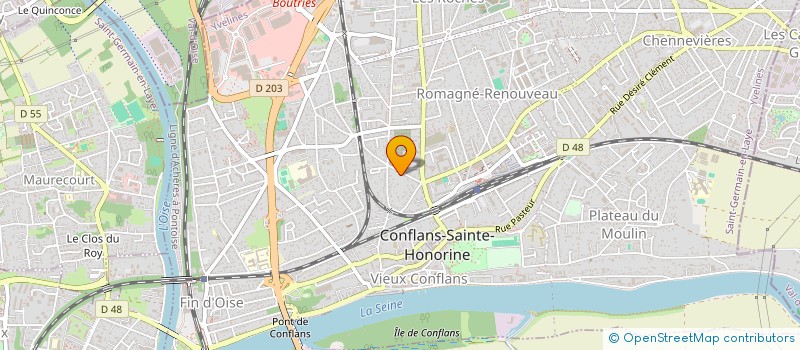 localisation de l'entreprise CRAFTICS  CONFLANS-SAINTE-HONORINE