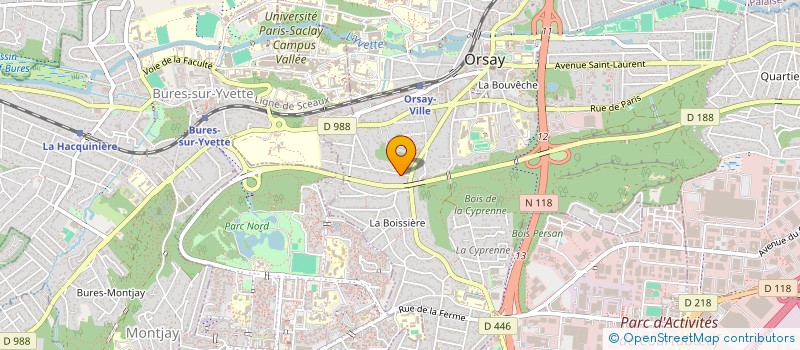 localisation de l'entreprise CRAFTIT à ORSAY