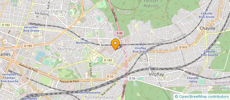 localisation de l'entreprise CRAFTMANIA à VERSAILLES