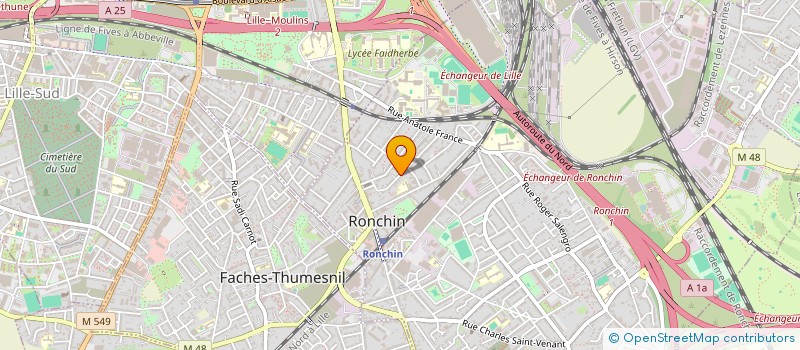 localisation de l'entreprise CRAFTMEN DIGITAL SOLUTIONS  RONCHIN