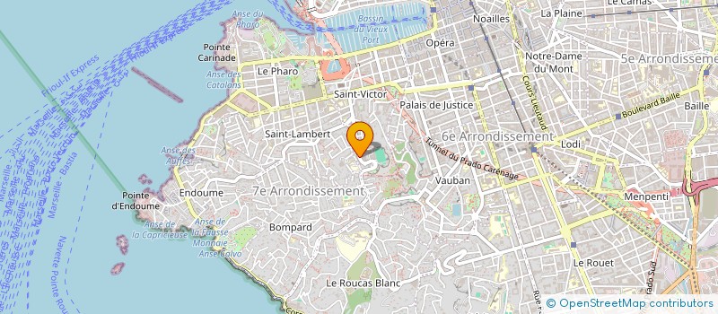 localisation de l'entreprise CRAGUE MOURET à MARSEILLE