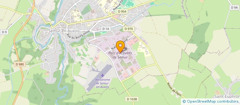 localisation de l'entreprise CRAI ENERGIES  SEMUR-EN-AUXOIS