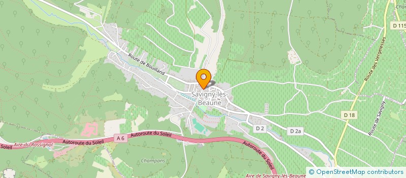 localisation de l'entreprise CRAIE à SAVIGNY-LES-BEAUNE