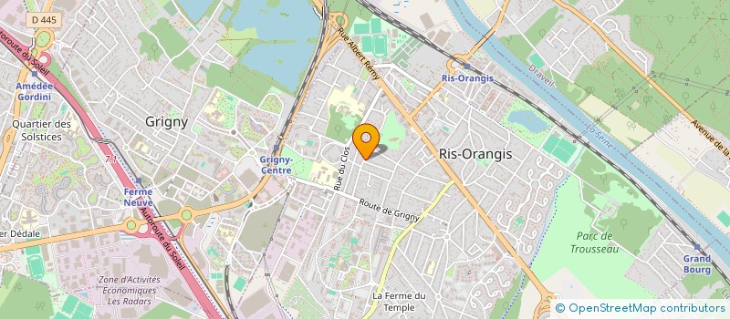 localisation de l'entreprise CRAIE PEAU SUC' à RIS-ORANGIS