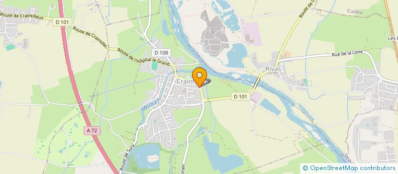 localisation de l'entreprise CRAINTI DECO  CRAINTILLEUX