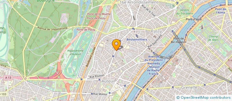 localisation de l'entreprise CRAK à PARIS