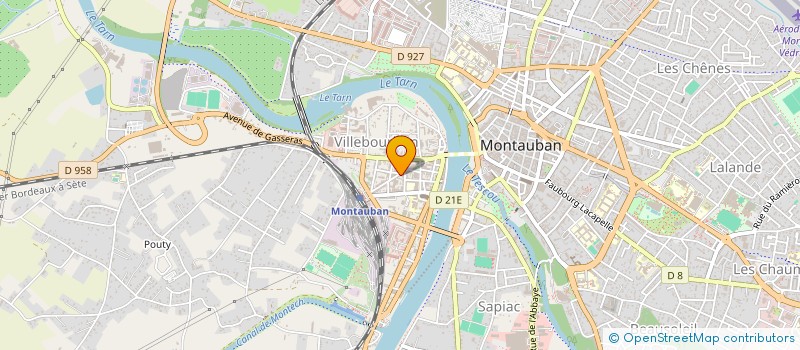 localisation de l'entreprise CRAL à MONTAUBAN